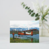 De Havilland Beaver Floatplane Postkarte (Stehend Vorderseite)