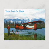 De Havilland Beaver Floatplane Postkarte (Vorderseite)