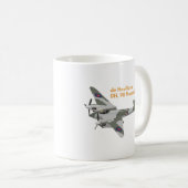 de Havilland DH.98 Mosquito British WW2 Airplane Kaffeetasse (VorderseiteRechts)