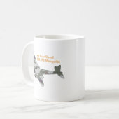 de Havilland DH.98 Mosquito British WW2 Airplane Kaffeetasse (Vorderseite Links)