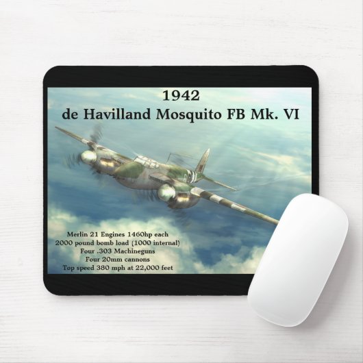 de Havilland Mosquito FB Mk. IV Mousepad (Mit Mouse)