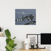 De Havilland Mosquito Print Poster (Heimbüro)