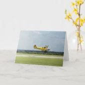 De Havilland Tiger Moth Karte (Gelbe Blume)