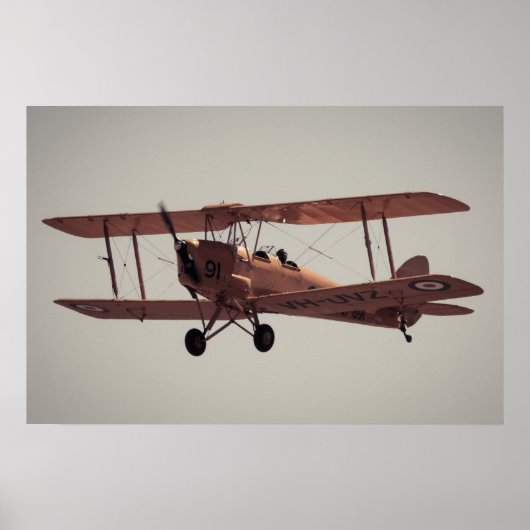 De Havilland Tiger Moth Poster (Vorne)