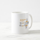 de Havilland Vampire British WW2 Airplane Kaffeetasse (VorderseiteRechts)