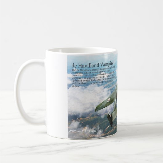 de Havilland Vampire Kaffeetasse (Links)