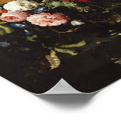 de Heem Blume Vase Painting Poster (Ecke)