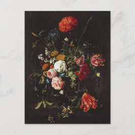 de Heem Blume Vase Painting Postkarte