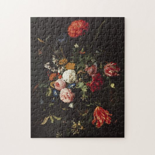 de Heem Blume Vase Painting Puzzle (Vertikal)