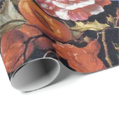 de Heem Floral Vase Painting Geschenkpapier (Rolleneckpunkt)