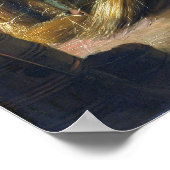 De Hooch - Bezahlung der Hostess Poster (Ecke)