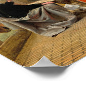 De Hooch - Ein holländischer Hof Poster (Ecke)