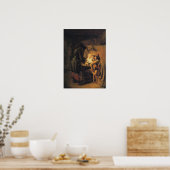 De Hooch - Tric Trac Player Poster (Küche)