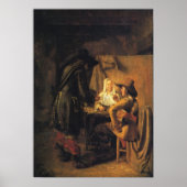 De Hooch - Tric Trac Player Poster (Vorne)