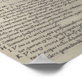 De Humani Corporis Poster (Ecke)