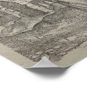 De Humani Corporis Poster (Ecke)