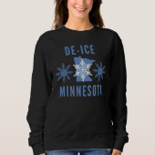 De-ICE Minnesota Anti ICE Protest  Sweatshirt (Vorderseite)