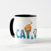 De kat en de hond. koffiemok tasse (Vorderseite Links)