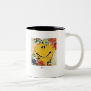 De Kooning Happy Face Tasse