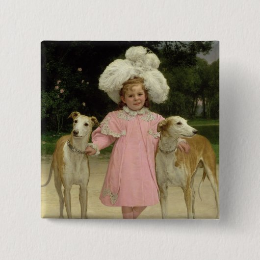 De-La Mrz Alices Antoinette, gealtert fünf Button (Vorderseite)