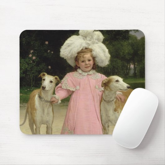 De-La Mrz Alices Antoinette, gealtert fünf Mousepad (Mit Mouse)