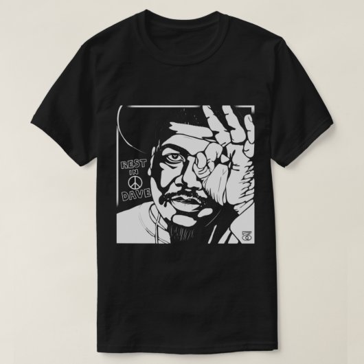 De la Soul Dave Erholung in Frieden T-Shirt (Design vorne)