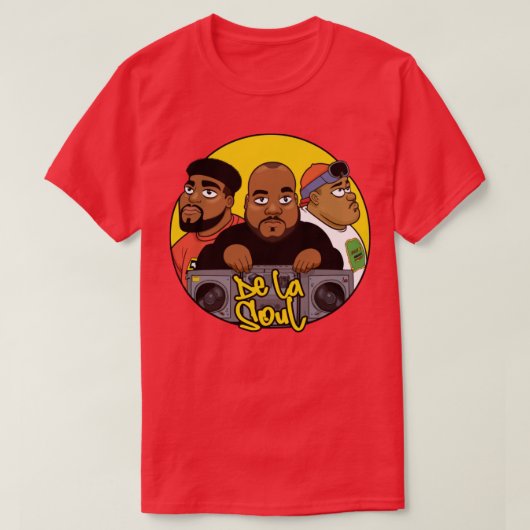 De La Soul Original Retro Fan Design T-Shirt (Design vorne)