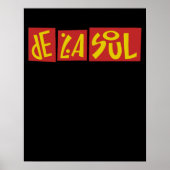 De La Soul Typografie Poster (Vorne)