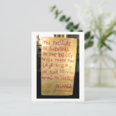 de La Vega's Street Art Postkarte (Stehend Vorderseite)