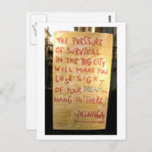 de La Vega's Street Art Postkarte (Vorne/Hinten)