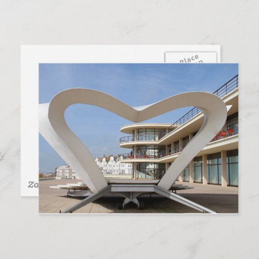 De La Warr Pavilion Bexhill-on-Sea Postkarte (Vorne/Hinten)