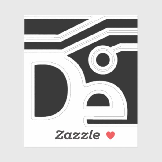 DE-Laptop-Aufkleber Aufkleber (Blatt)