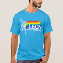 De Leon LGBT Christliche Ministerien Logo und Word