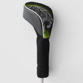 de leopardo con humo verde golf headcover (angewinkelt)