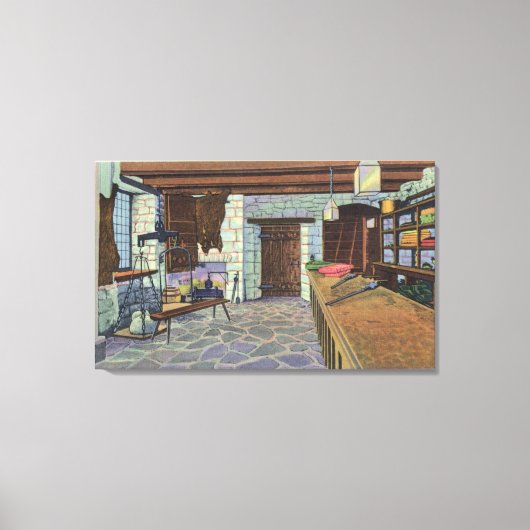 De Lery Castle und Rush-Bagot Leinwanddruck (Vorderseite)