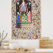 De Levis Buch der Stunden, Illustration 16 Poster (Küche)