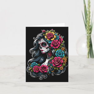 De Los Muertos La Catrina Tag der Regierung Karte