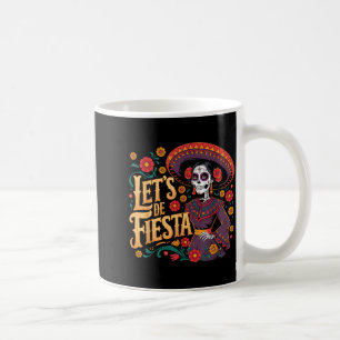 De los muertos la catrina Zucker-Schädel cinco de Kaffeetasse