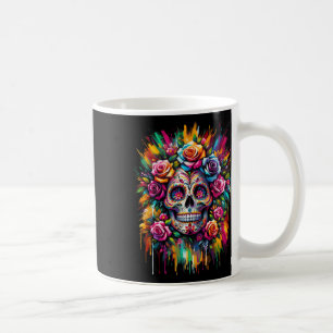 De Los Muertos Tag des toten sauren Schädelhallowe Kaffeetasse