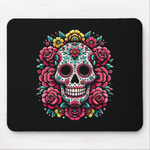 De Los Muertos Tag des toten sauren Schädelhallowe Mousepad