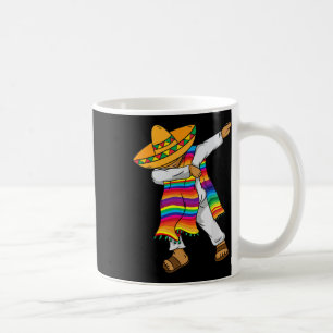 De Mayo Dabbing Mexikanischer Poncho Kinder Kleink Kaffeetasse