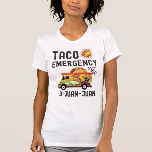 De Mayo des Taco-Notruf-9 Juan-Juan Cinco T-Shirt (Vorderseite)