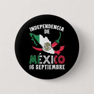 De Mexico 16 Septiembre Mexican Independence 1 Button