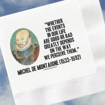 de Montaigne Ereignisse Leben gut oder schlecht wa