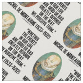 de Montaigne Ereignisse Leben gut oder schlecht wa Stoff (Nahaufnahme)