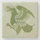 De Morgan's Eagle Marble Stone Untersetzer (Vorderseite)