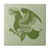 De Morgan's Eagle Small Keramik Tile Fliese (Vorderseite)