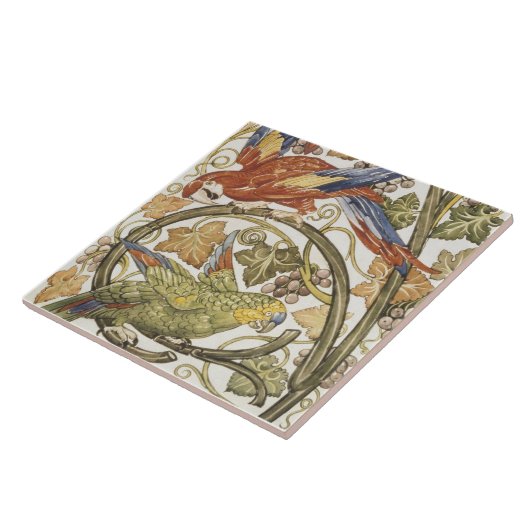 De Morgan's Parrots über die Sammlung von Grapevin Fliese (Seite)