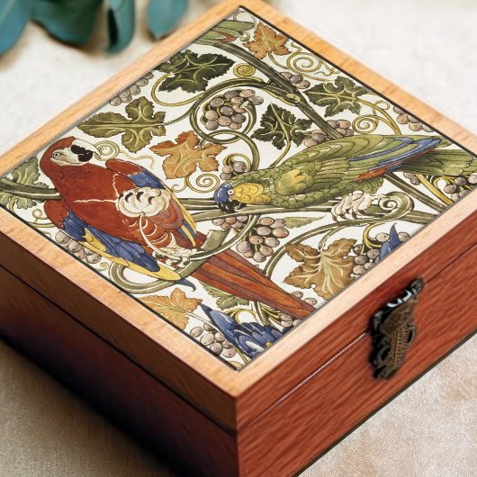 De Morgan's Parrots über die Sammlung von Grapevin Fliese