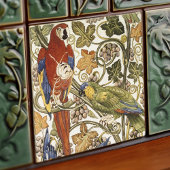 De Morgan's Parrots über die Sammlung von Grapevin Fliese